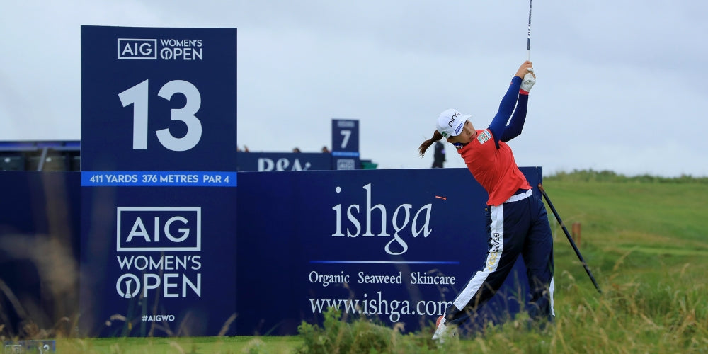 ishga are proud official suppliers of the AIG Women's Open 2023