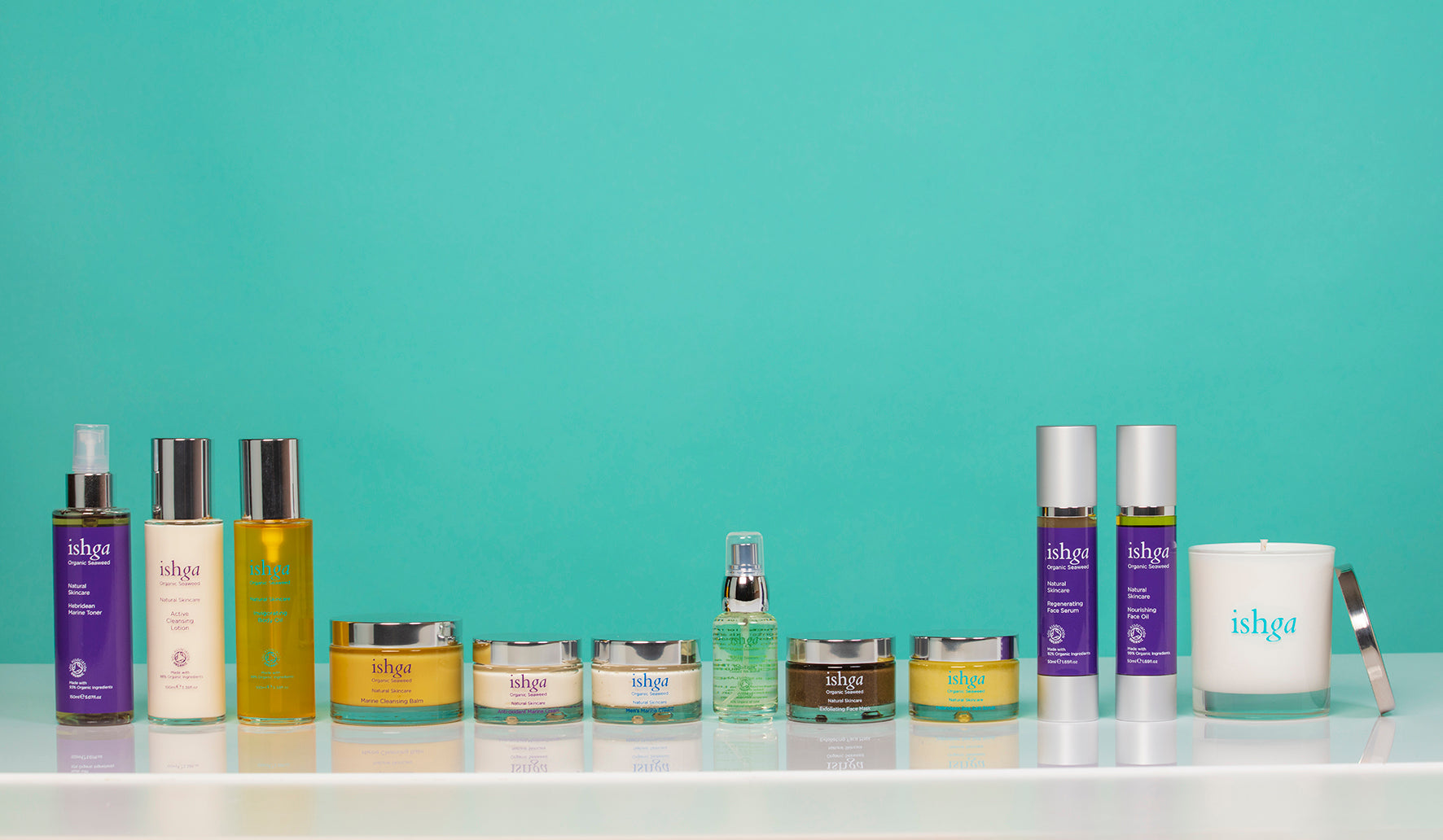 collection of skincare products