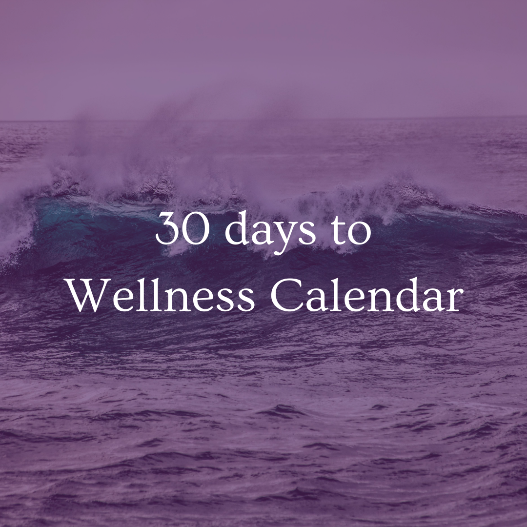 30 days to wellness calendar