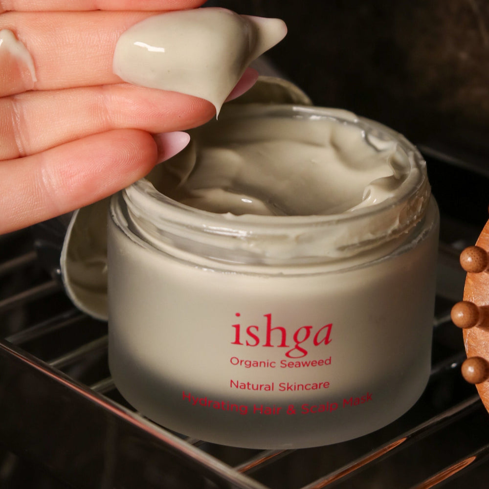 Hydrating Hair and Scalp Mask texture jar