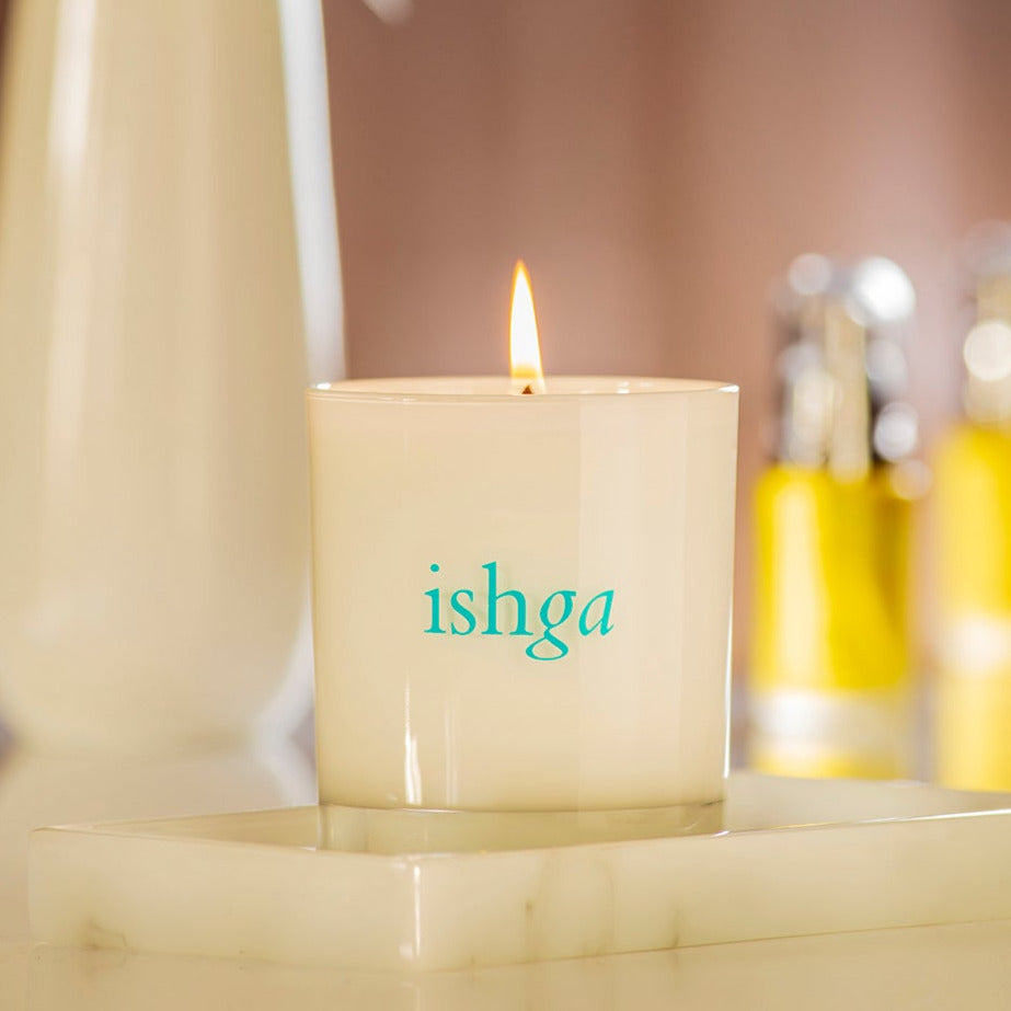 ishga Hebridean Candle lit