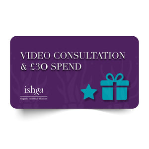 Video consultation with an ishga skincare expert and £30 online spend