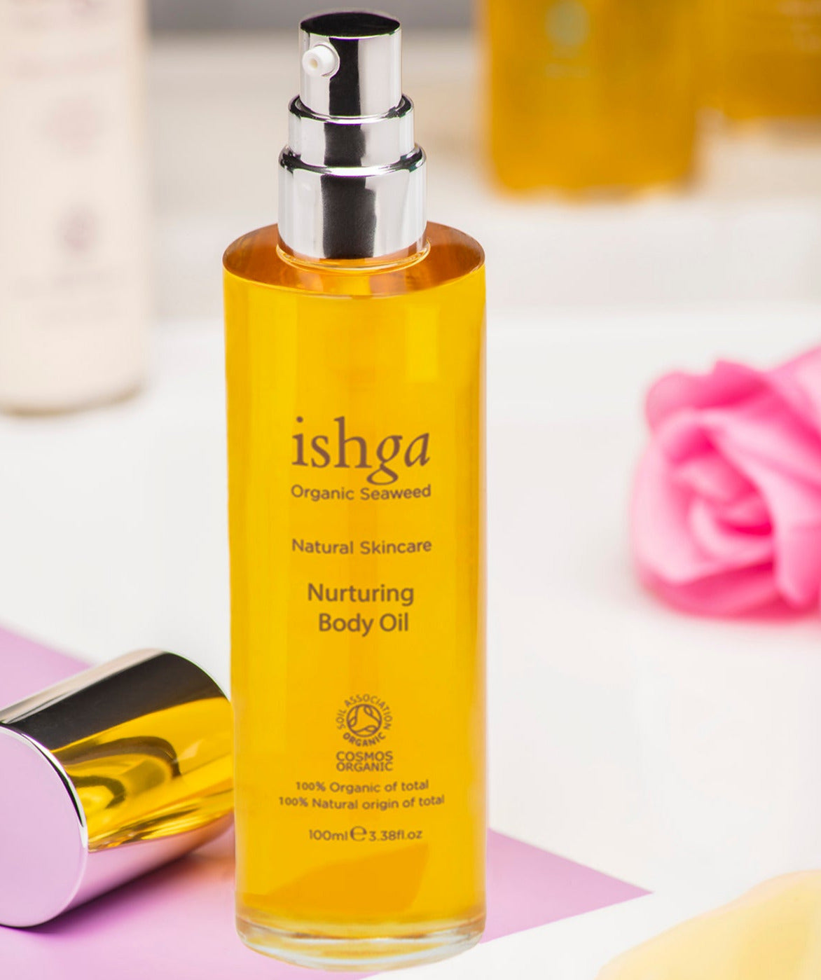 Nurturing body oil natural and organic ishga