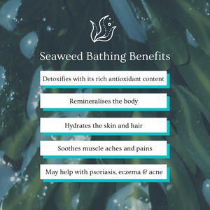 ishga inforgraphic on the benefits of seaweed bathing